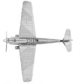 METAL EARTH 3D puzzle Letadlo Messerschmitt BF-109