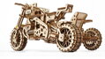 UGEARS 3D puzzle Motorka se sajdkárou 380 dílků