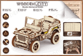 WOODEN CITY 3D puzzle Terénní vůz - džíp 4x4, 570 dílků