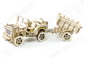 WOODEN CITY 3D puzzle Terénní vůz - džíp 4x4, 570 dílků