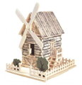 WOODEN TOY , WCK 3D puzzle Větrný mlýn