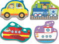 TREFL Baby puzzle Doprava 4x2 dílky