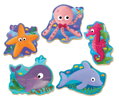EDUCA Baby puzzle Podvodní svět 5v1 (2-4 dílky)