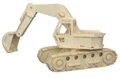 WOODEN TOY , WCK 3D puzzle Bagr