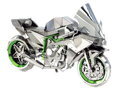 METAL EARTH 3D puzzle Kawasaki Ninja H2R (ICONX)