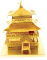 METAL EARTH 3D puzzle Chrám Kinkaku-ji (zlatý)