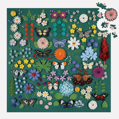 GALISON Čtvercové puzzle Motýlí botanika 500 dílků