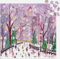 GALISON Čtvercové puzzle Zasněžená noc 500 dílků