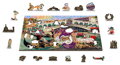 WOODEN CITY Dřevěné puzzle Benátský karneval 2v1, 300 dílků EKO