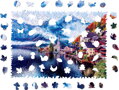 PUZZLER Dřevěné puzzle Halštatské jezero, Rakousko 250 dílků