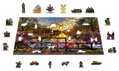 WOODEN CITY Dřevěné puzzle Kola v Amsterdamu 2v1, 150 dílků EKO