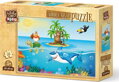 ART PUZZLE Dřevěné puzzle Kuře na dovolené 50 dílků