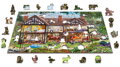 WOODEN CITY Dřevěné puzzle Dům na letní sezónu 2v1, 505 dílků EKO