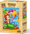 ART PUZZLE Dřevěné puzzle Mořská panna a její přátelé 16 dílků