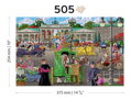 WOODEN CITY Dřevěné puzzle Pařížské náměstí v Berlíně 2v1, 505 dílků EKO