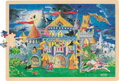 GOKI Dřevěné puzzle Pohádková hodina 192 dílků