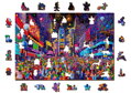 WOODEN CITY Dřevěné puzzle Silvestr 2v1, 505 dílků EKO