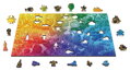 WOODEN CITY Dřevěné puzzle Tropické ryby 2v1, 100 dílků EKO
