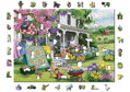 WOODEN CITY Dřevěné puzzle Venkovská zahrada 2v1, 1010 dílků EKO