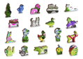 WOODEN CITY Dřevěné puzzle Venkovská zahrada 2v1, 505 dílků EKO