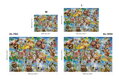 WOODEN CITY Dřevěné puzzle Zvířecí pohlednice 2v1, 505 dílků EKO