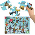 EEBOO Puzzle Roboti a součástky 100 dílků