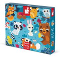 JANOD Hmatové puzzle Lesní zvířátka 20 dílků