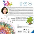 RAVENSBURGER Kulaté puzzle Kruh barev: Donuty 500 dílků
