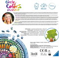 RAVENSBURGER Kulaté puzzle Kruh barev: Sladkosti 500 dílků