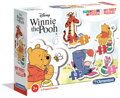 CLEMENTONI Moje první puzzle Medvídek Pú 4v1 (2,3,4,5 dílků)