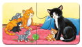RAVENSBURGER Moje první puzzle Zvířecí rodiny 9x2 dílků