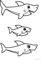 TREFL Oboustranné puzzle Baby Shark BABY MAXI 2x10 dílků