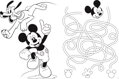 TREFL Oboustranné puzzle Mickeyho klubík SUPER MAXI 24 dílků