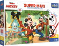TREFL Oboustranné puzzle Mickeyho klubík SUPER MAXI 24 dílků