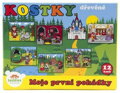 TEDDIES Obrázkové kostky Moje první pohádky, 12 kostek