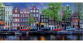 GIBSONS Panoramatické puzzle Amsterdam 636 dílků