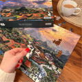 GIBSONS Panoramatické puzzle Impozantní krajina 636 dílků