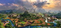 GIBSONS Panoramatické puzzle Impozantní krajina 636 dílků