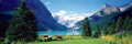 EUROGRAPHICS Panoramatické puzzle Jezero Louise, Canadian Rockies 1000 dílků