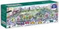 GALISON Panoramatické puzzle Pohled na město 1000 dílků