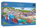 GIBSONS Panoramatické puzzle Přístav Looe, Cornwall 636 dílků