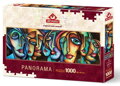ART PUZZLE Panoramatické puzzle Tváře 1000 dílků
