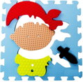 BABY GREAT Pěnové puzzle Piráti SX (30x30)