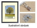 BFHM Plastový rám na puzzle 60x50cm - černý