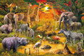 SCHMIDT Puzzle Africká zvířata 150 dílků