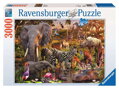 RAVENSBURGER Puzzle Africká zvířata 3000 dílků