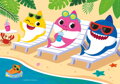 CLEMENTONI Puzzle Baby Shark 2x20 dílků