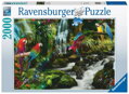 RAVENSBURGER Puzzle Barevní papoušci v džungli 2000 dílků
