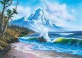 SCHMIDT Puzzle Bob Ross: Hora u moře 1000 dílků