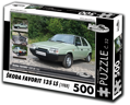 RETRO-AUTA Puzzle č. 52 Škoda Favorit 135 LS (1988) 500 dílků